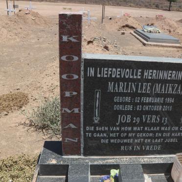 KOOPMAN Marlin Lee 1994-2018