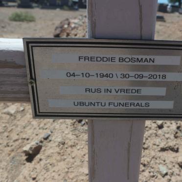 BOSMAN Freddie 1940-2018