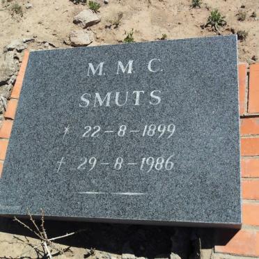 SMUTS M.M.C. 1899-1986