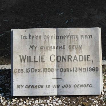 CONRADIE Willie 1898-1960