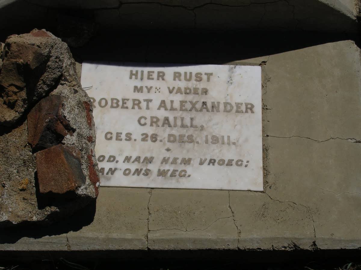 CRAILL Robert Alexander -1911