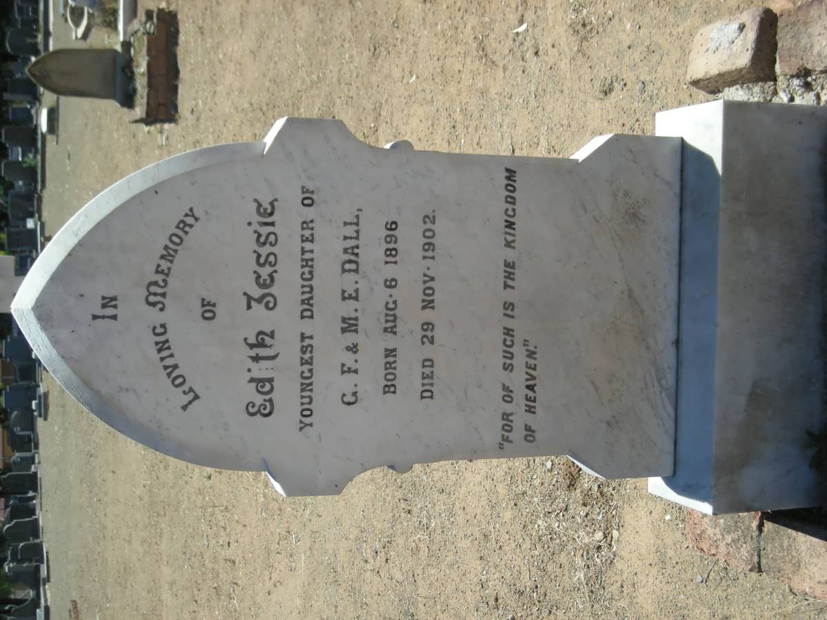 DALL Edith Jessie 1896-1902