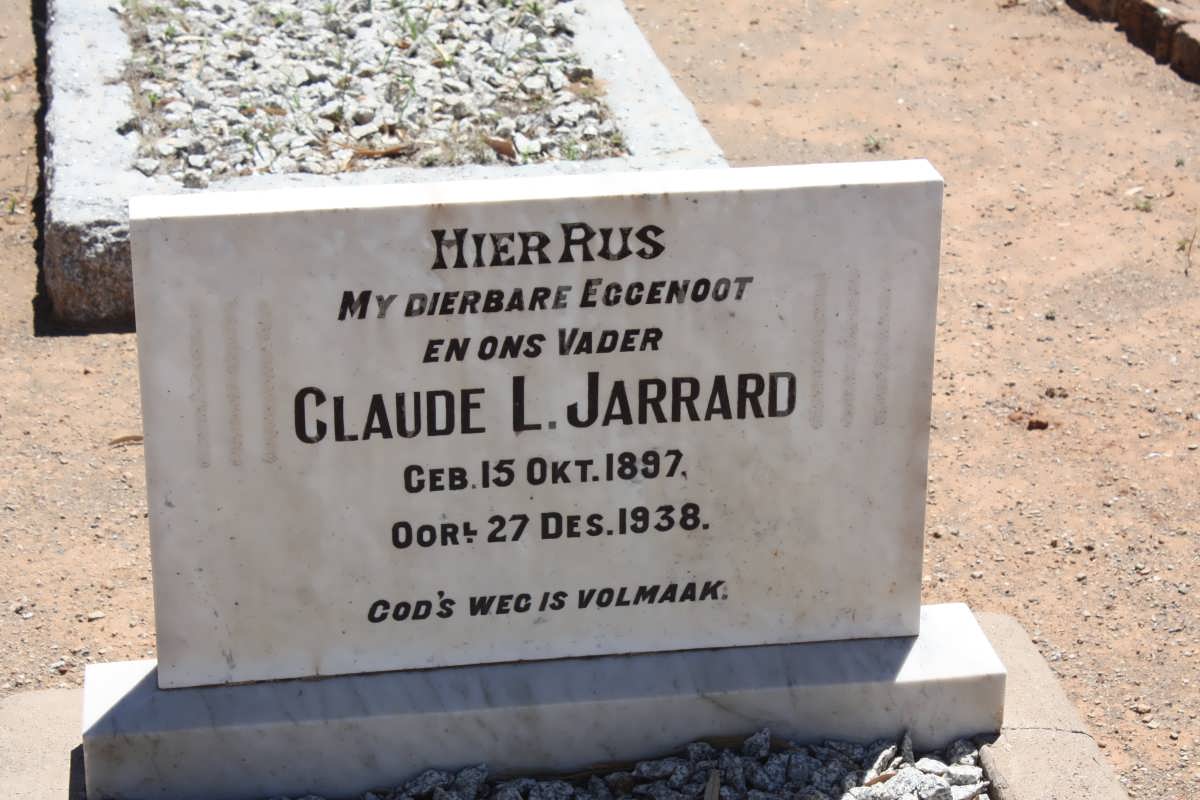 JARRARD Claude L. 1897-1938
