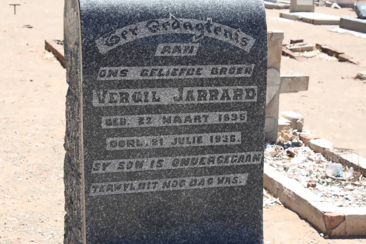 JARRARD Vergil 1895-1936
