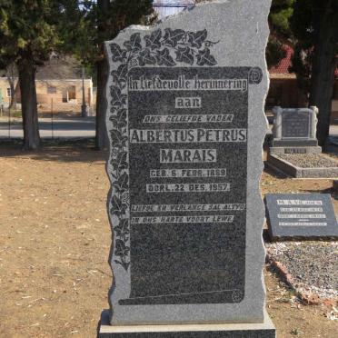 MARAIS Albertus Petrus 1889-1957 &amp; Maria Magdalena V.D. MERWE 1891-1952