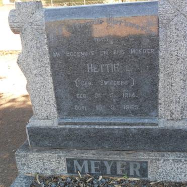 MEYER Hettie nee SWIEGERS 1914-1965