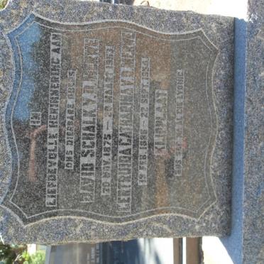 MERWE David Schalk, v.d. 1875-1953 &amp; Gertruida Catharina 1885-1954