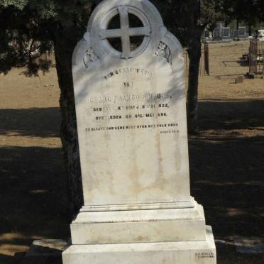 NAUDE Charl Francois 1822-1896 &amp; Helena Margaretha 1829-1900