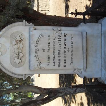 PAPENFUS Henry 1835-1897