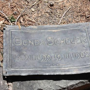 SCHEUER Gunda 1899-1902