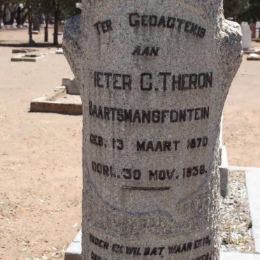 THERON Pieter C. 1870-1938