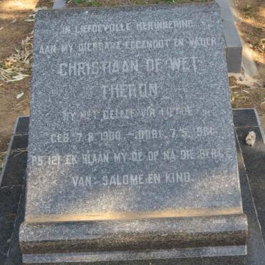 THERON Christiaan de Wet 1900-1961