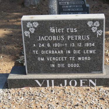 VILJOEN Jacobus Petrus 1901-1954