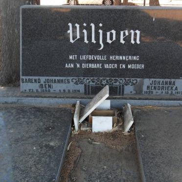 VILJOEN Barend Johannes 1890-1974 &amp; Johanna Hendrieka 1898-1973 :: VILJOEN Danie J.J. 1928-1977