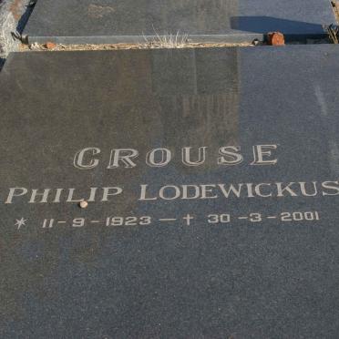 CROUSE Philip Lodewickus 1923-2001