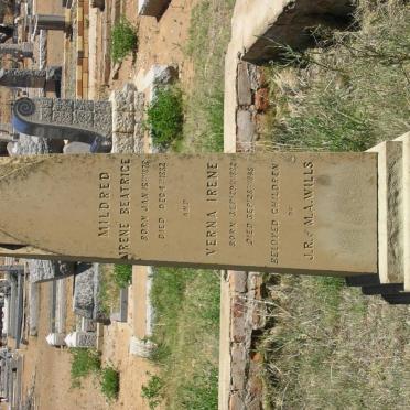 WILLS Mildred Irene Beatrice 1878-1882 :: WILLS Verna Irene 1882-1885