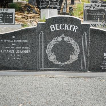 BECKER Stephanus Johannes 1905-1982 &amp; Liens BLOMERUS 1912-2002