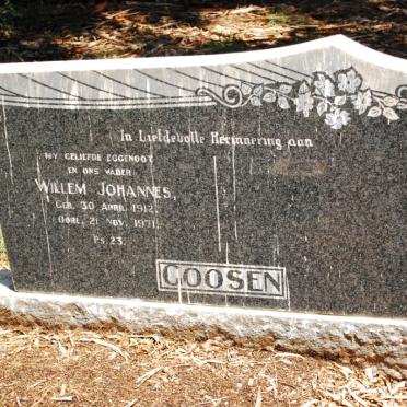 GOOSEN Willem Johannes 1912-1971