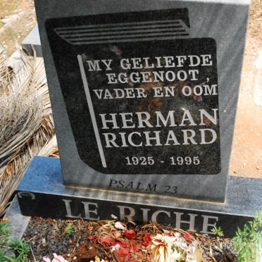RICHE Herman Richard, le 1925-1995