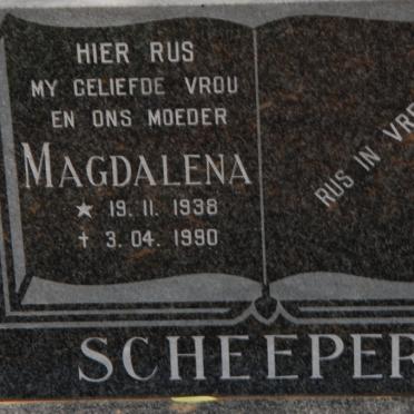 SCHEEPERS Magdalena 1938-1990