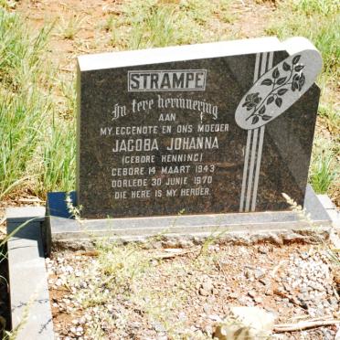 STRAMPE Jacoba Johanna nee HENNING 1943-1970