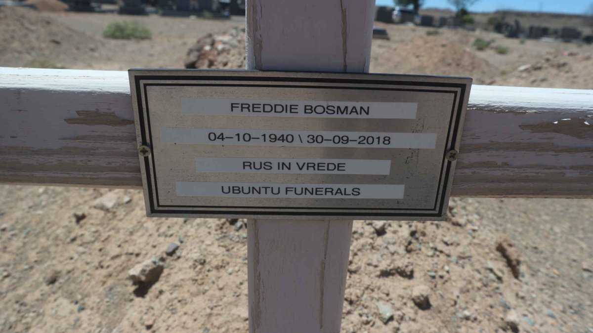 BOSMAN Freddie 1940-2018