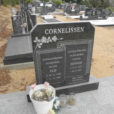 CORNELISSEN Flip 1910-1997 &amp; Hannie 1917-1997