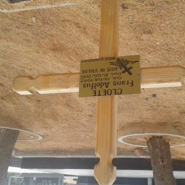 CLOETE Frans Adolfus 1943-2016