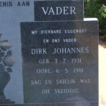 COETZEE Dirk Johannes 1931-1981 &amp; Hester Aletta ARCHER 1934-1991