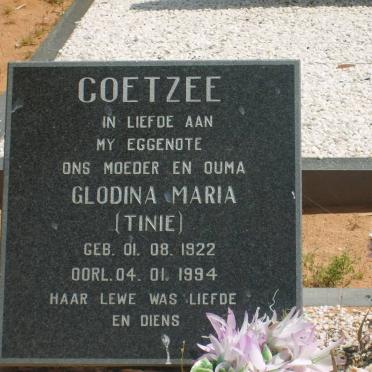 COETZEE Glodina Maria 1922-1994