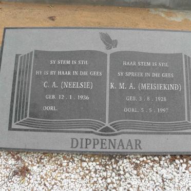 DIPPENAAR C.A. 1936- &amp; K.M.A. 1928-1997