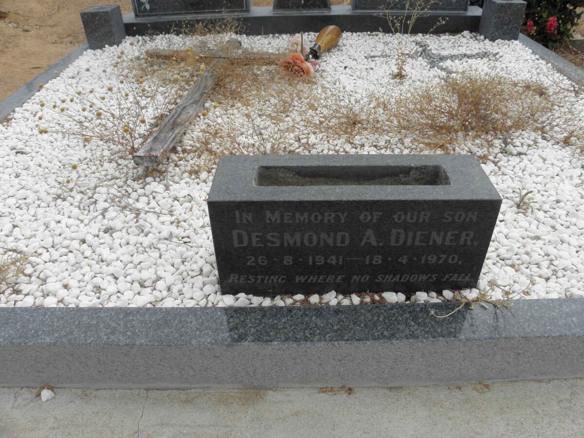 DIENER Desmond A. 1941-1970