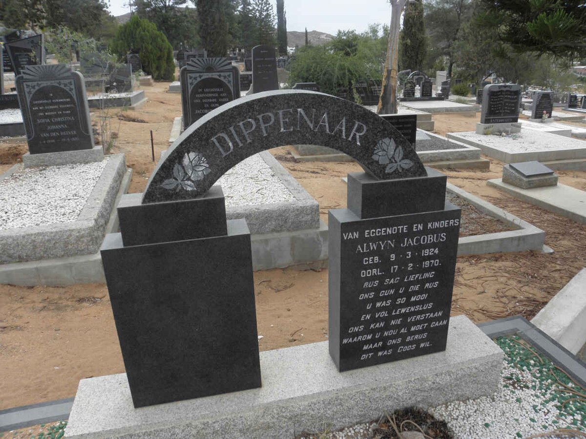DIPPENAAR Alwyn Jacobus 1924-1970