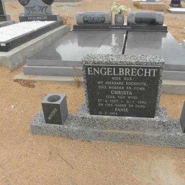 ENGELBRECHT Fanie 1924- &amp; Christa van WYK 1927-1990