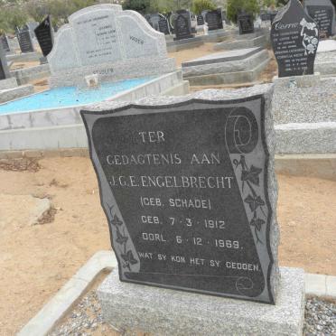 ENGELBRECHT J.G.E. nee SCHADE 1912-1969