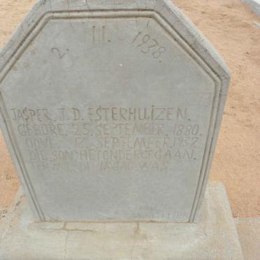 ESTERHUIZEN Jasper J.D. 1880-1937