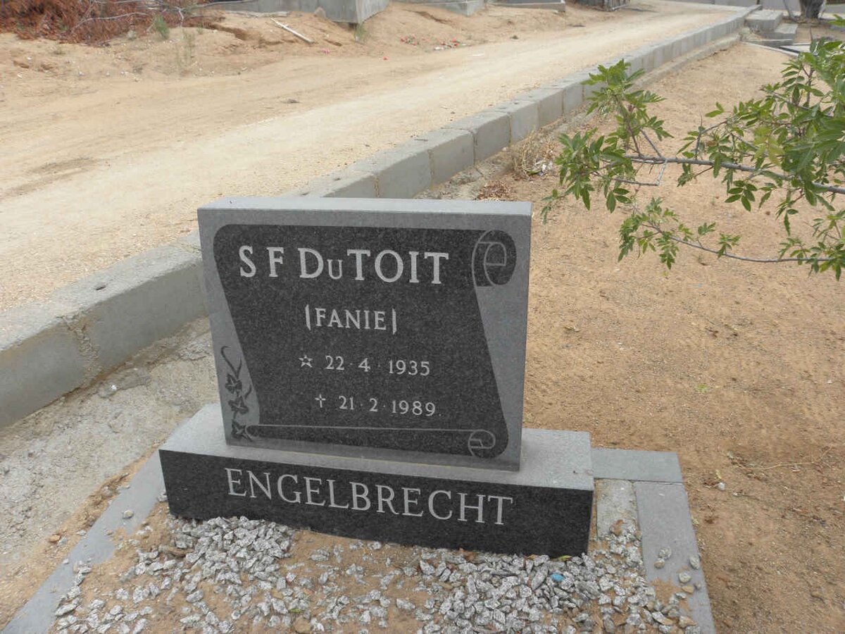 ENGELBRECHT S.F. Du Toit 1935-1989