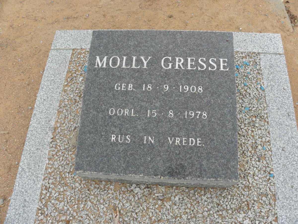 GRESSE Molly 1908-1978