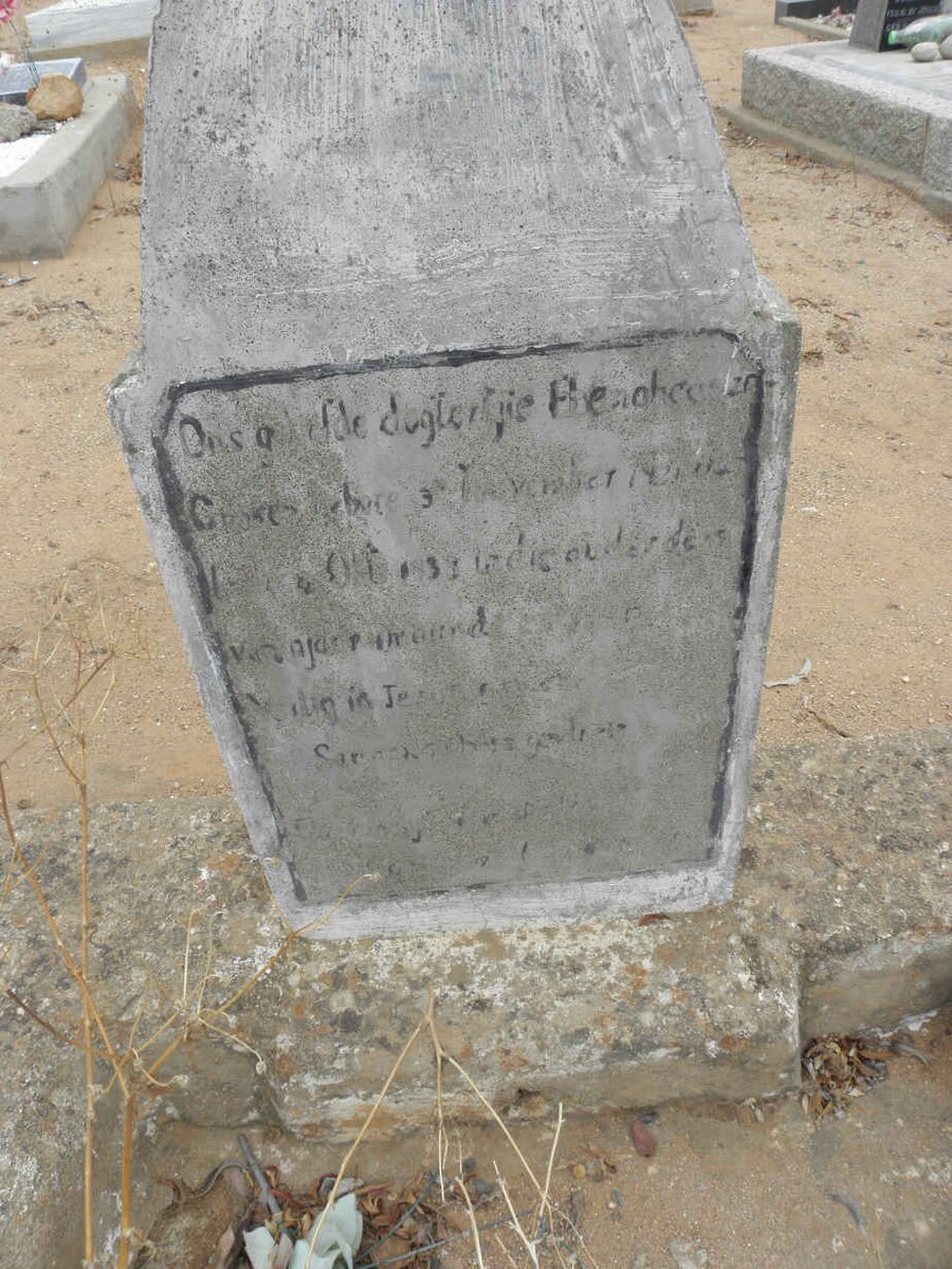 HENDRECSON Dogtertjie 1921-1933