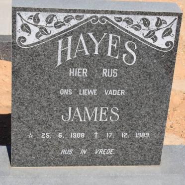 HAYES James 1908-1989