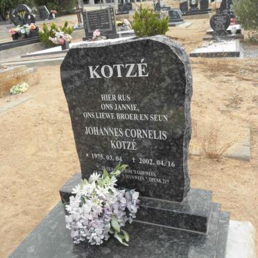 KOTZÉ Johannes Cornelis 1975-2002