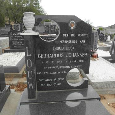 LOUW Gerhardus Johannes 1943-1986