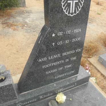 LINKS Queenie 1924-2006