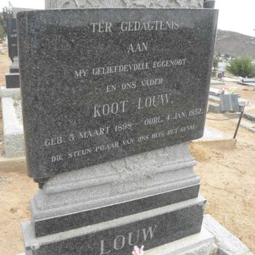 LOUW Koot 1898-1952