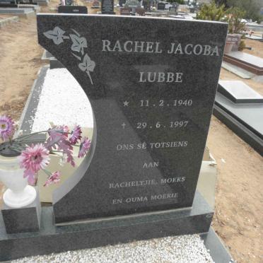 LUBBE Rachel Jacoba 1940-1997