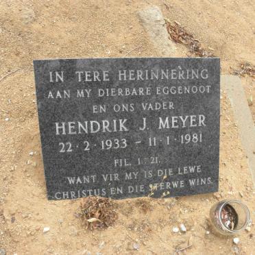 MEYER Hendrik J. 1933-1981