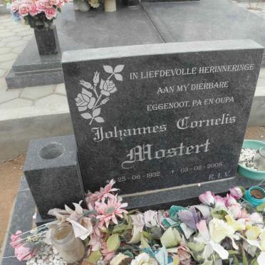 MOSTERT Johannes Cornelis 1932-2008