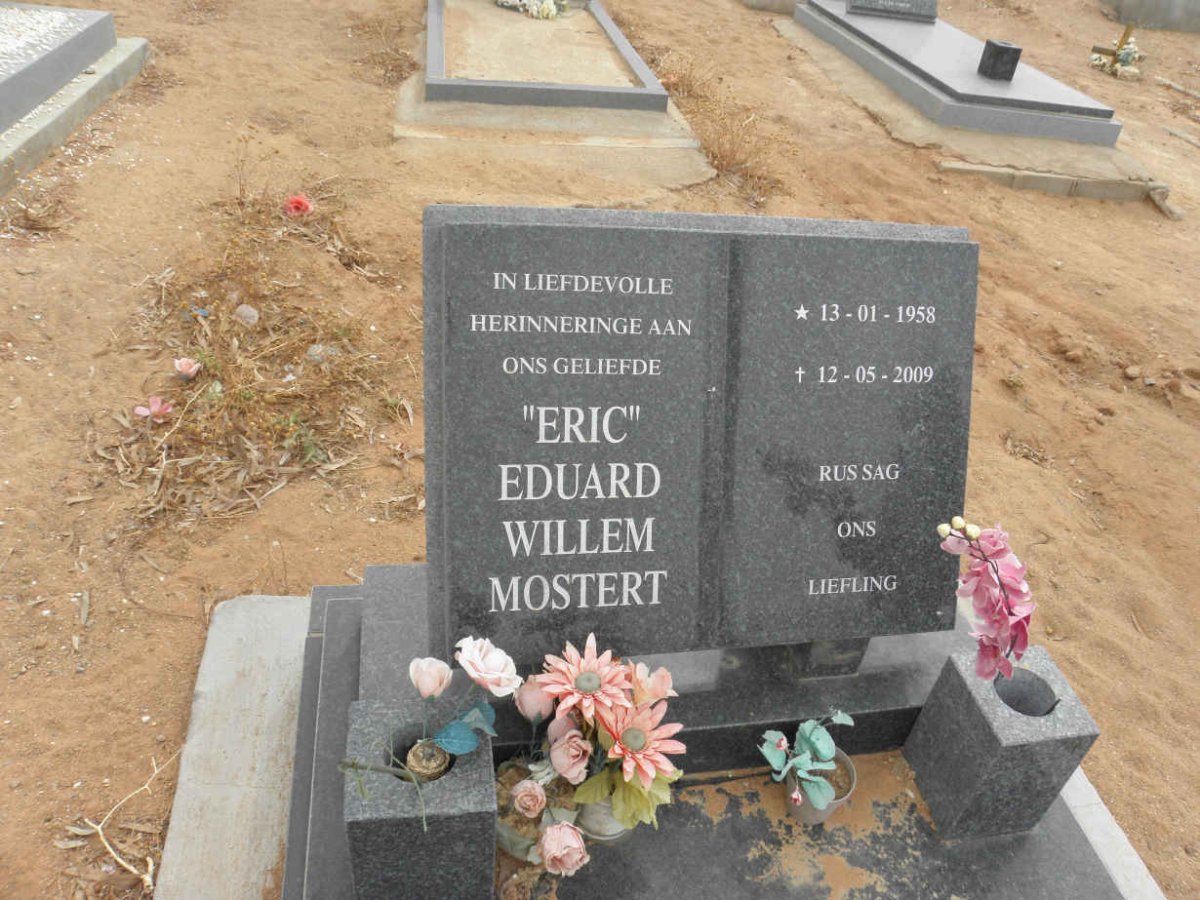 MOSTERT Eric Eduard Willem 1958-2009