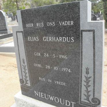 NIEUWOUDT Elias Gerhardus 1916-1974