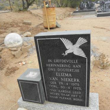NIEKERK Elizma, van 1975-1975